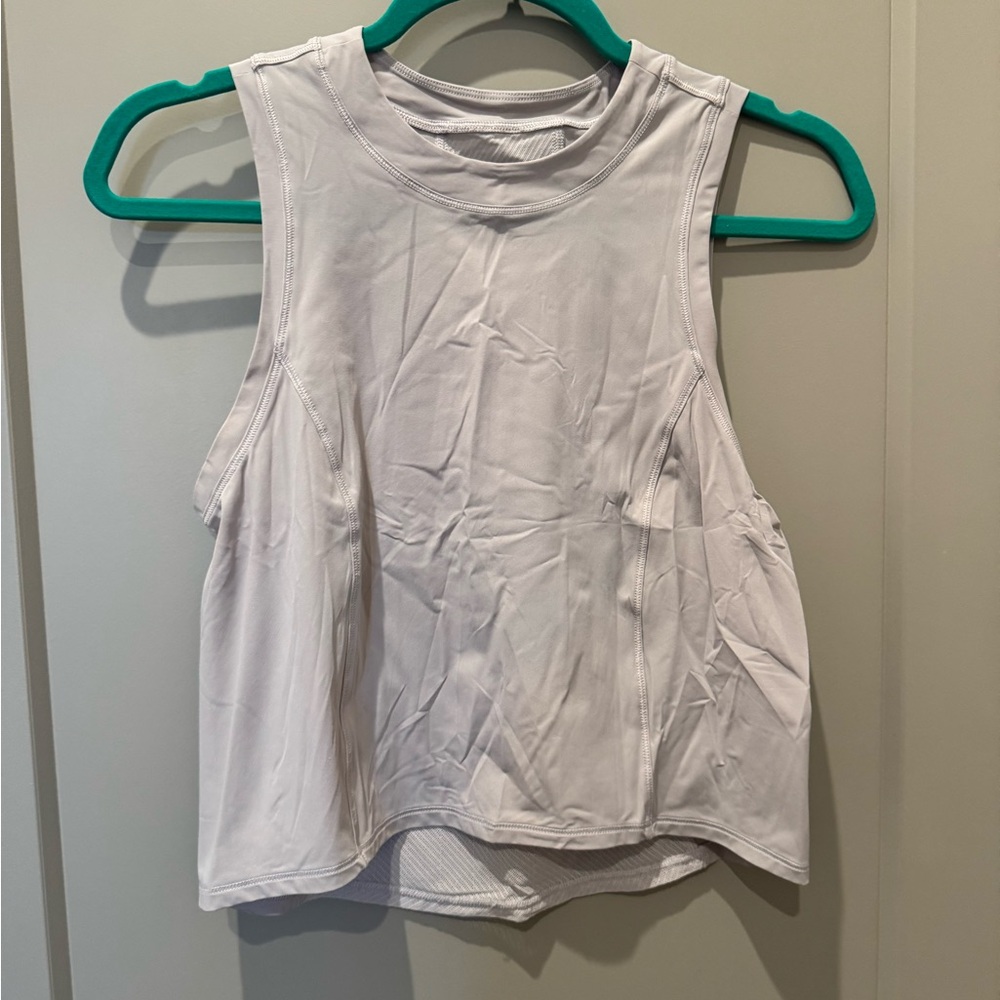 lululemon athletica Light Gray Tank Top